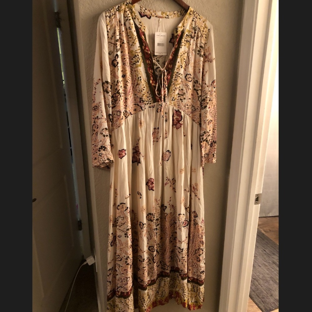 NWT Free People Boho Floral Maxi Dress